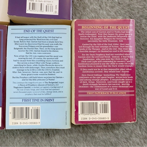 David Eddings Vintage Book Lot - Picture 9 of 14